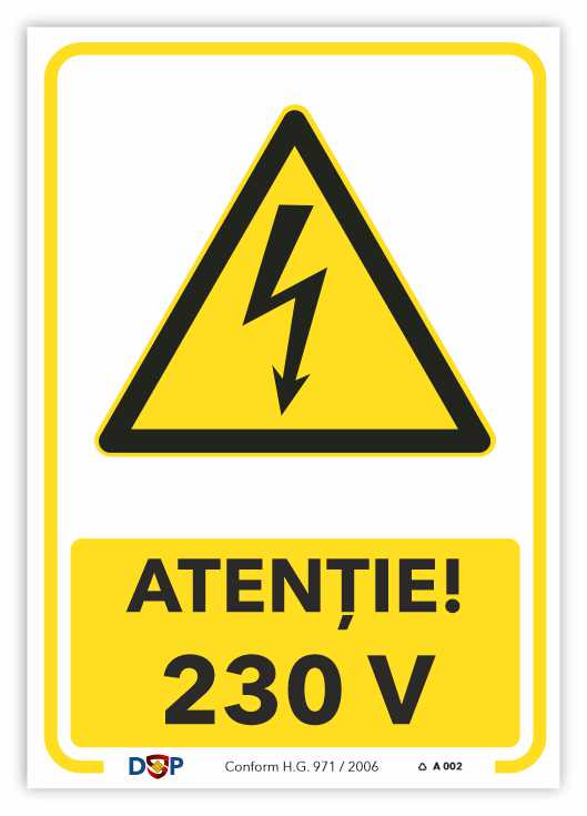 A002 ATENTIE 230 V