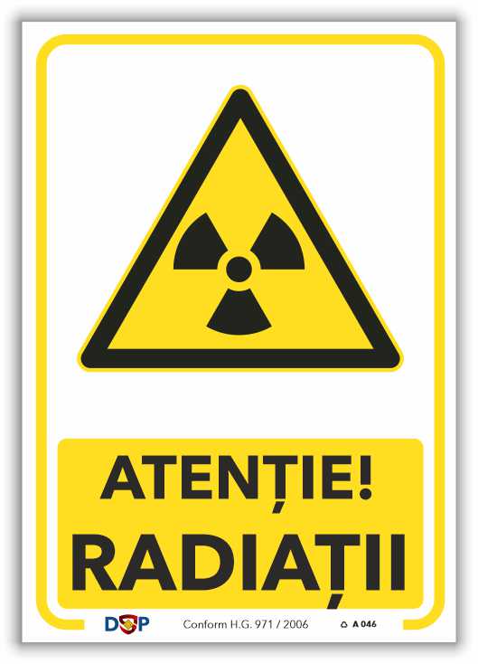 A046 ATENTIE RADIATII