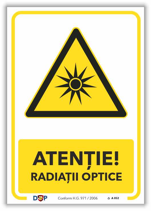 A052 ATENTIE PERICOL DE IMPIEDICARE