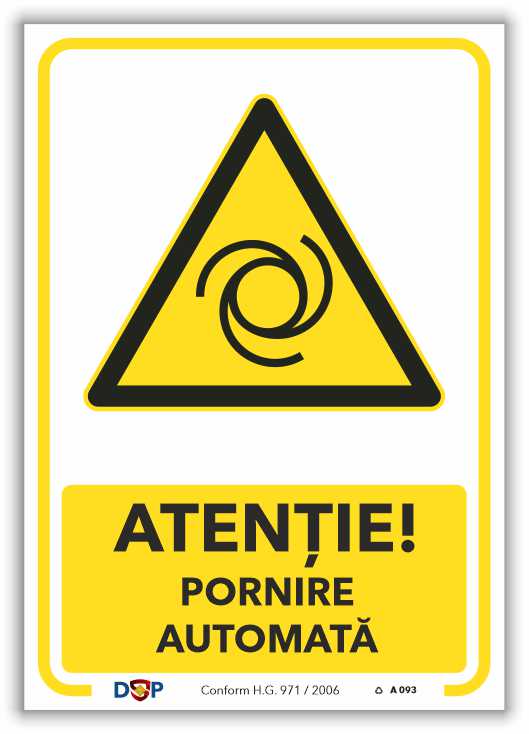 A093 ATENTIE PORNIRE AUTOMATA