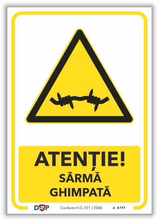 A117 ATENTIE SARMA GHIMPATA