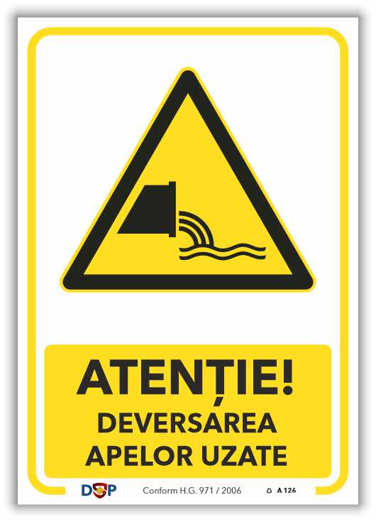 A126 ATENTIE DEVERSAREA APELOR UZATE