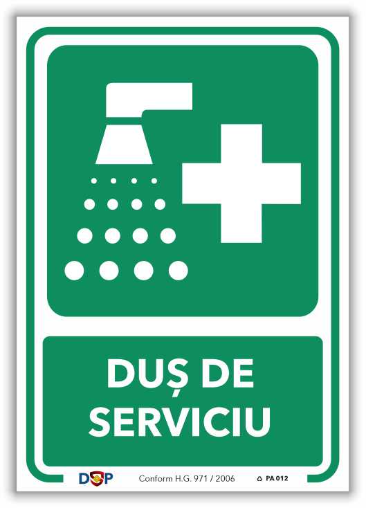 Indicator DUȘ DE SERVICIU PA