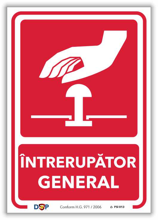 PSI013 INTRERUPATOR GENERAL