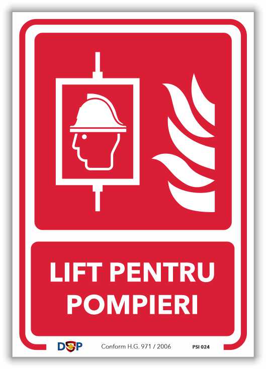 PSI024 LIFT PENTRU POMPIERI
